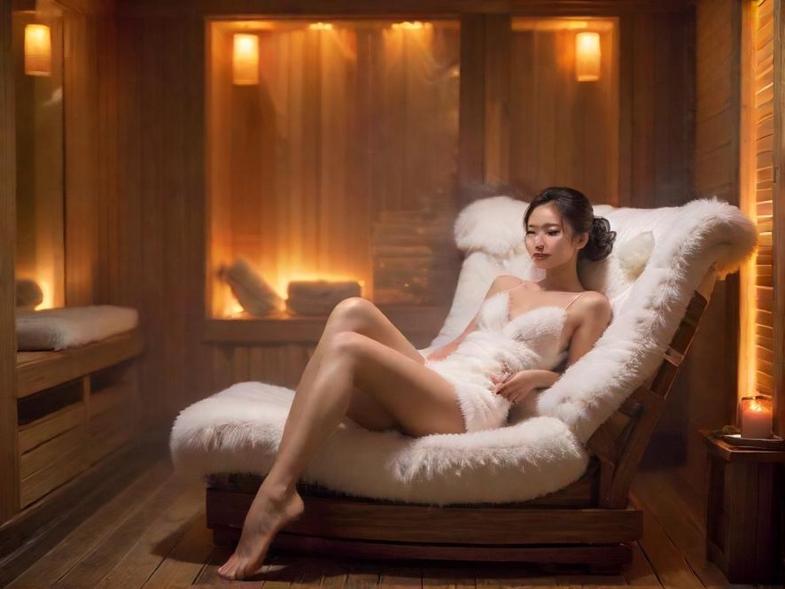 深圳桑拿房舒适躺椅