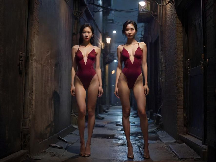 城市夜景中隐藏的入口