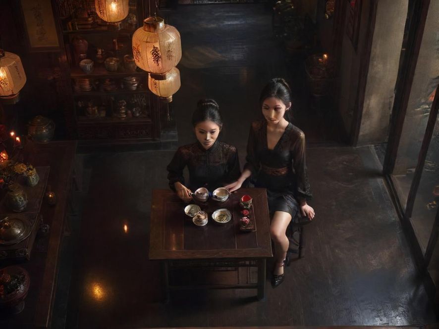 广州天河高端茶社室内环境