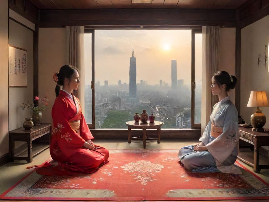 舒适私密的会所包厢一角