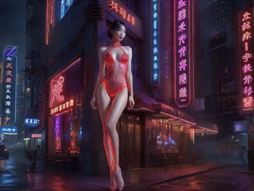 嘉禾望岗夜场桑拿会所夜景展示