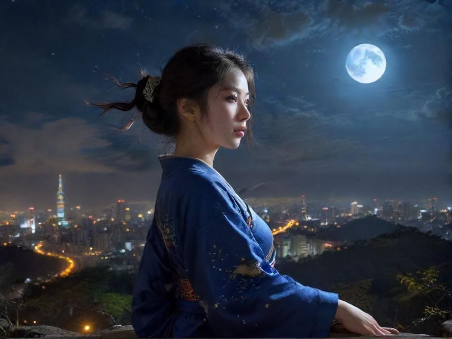 深圳夜色下的私密休闲空间入口