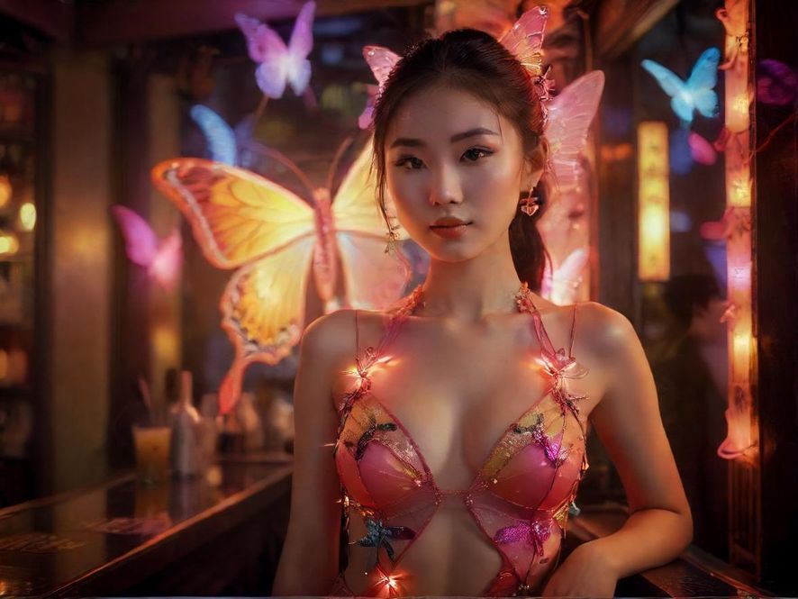 佛山夜场休闲娱乐区灯光氛围