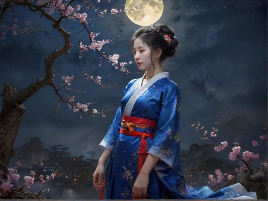 广州夜场酒吧街繁华夜景