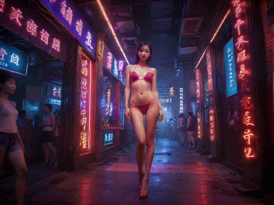 广州繁华夜场入口