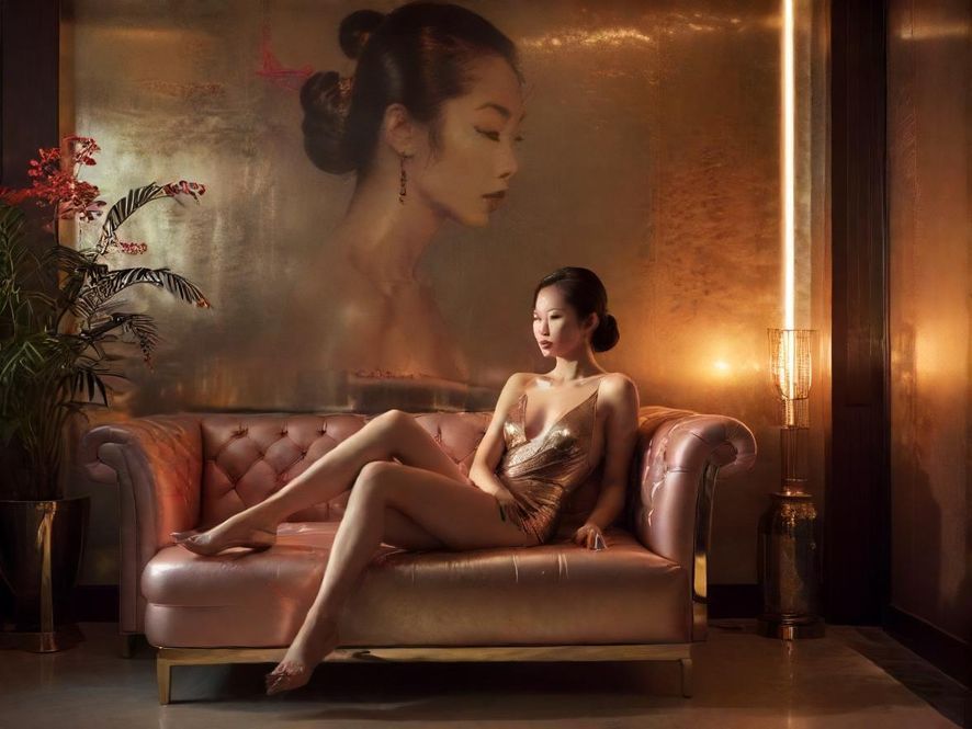 半套会所休息区环境