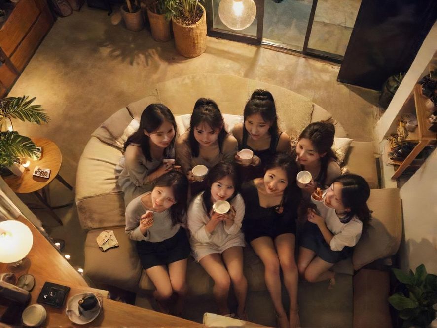 新月论坛qm网友聚会场景