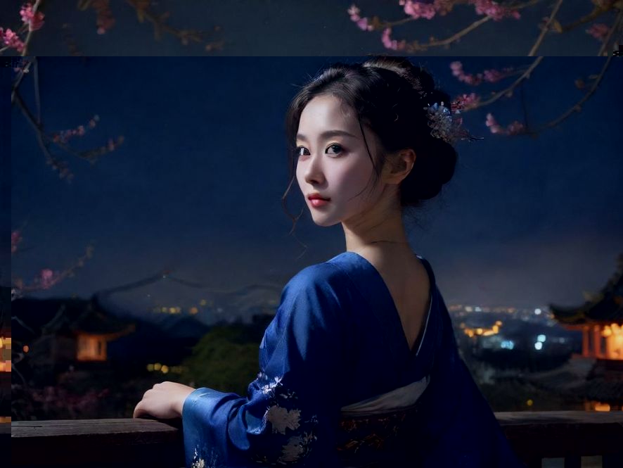 夜场桑拿会所夜景外观