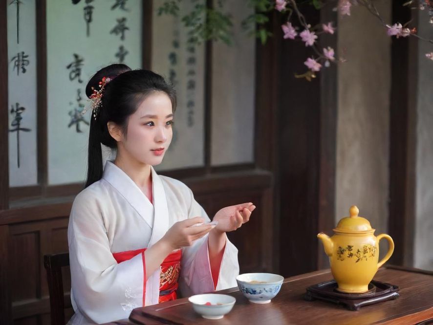 广州天河会所茶艺表演场景