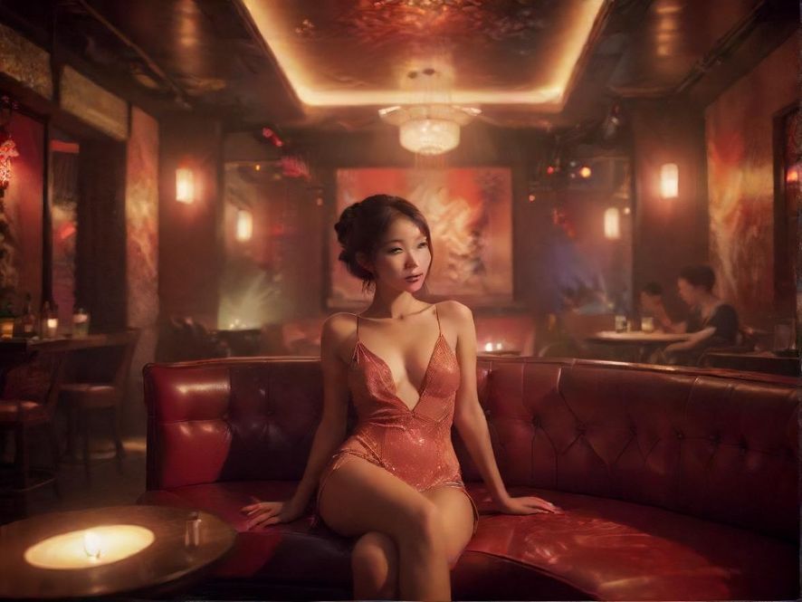 罗湖夜场会所休息区氛围展示