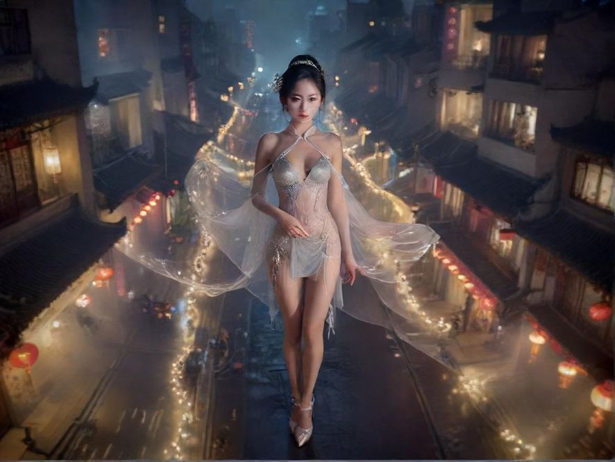 都市夜色中的寻宝之旅