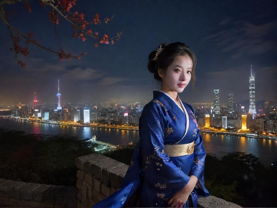 深圳璀璨的夜景