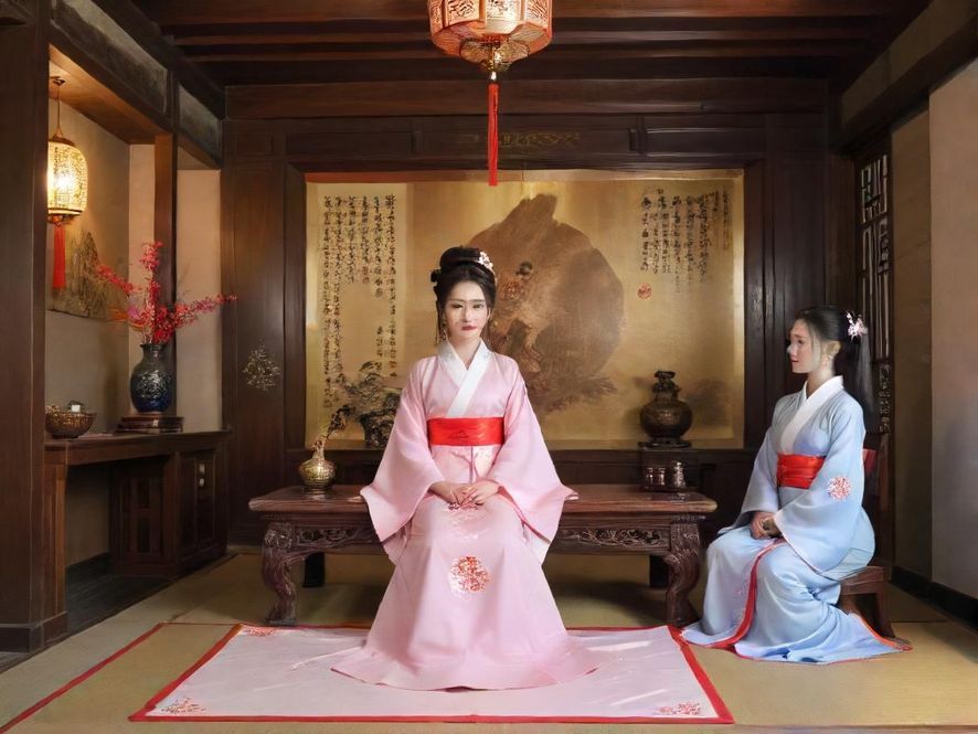 一处装修豪华的休闲会所大厅