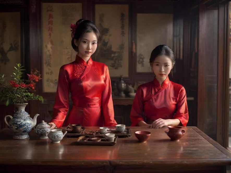 广州隐藏茶社茶具细节展示