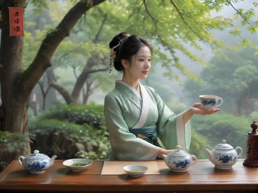 广东品茶桑拿茶艺表演现场