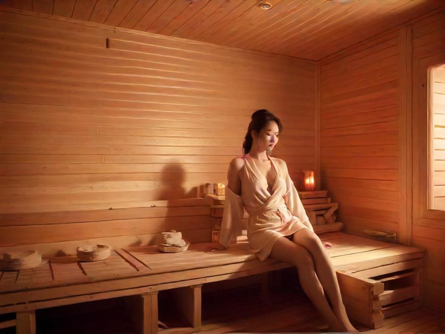 广州海珠某桑拿会所休息区