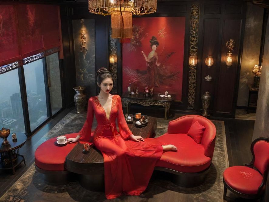 深圳高端茶会所内部环境展示