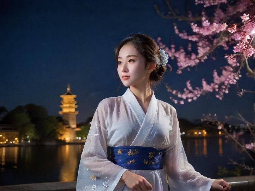 夜场派对热闹氛围