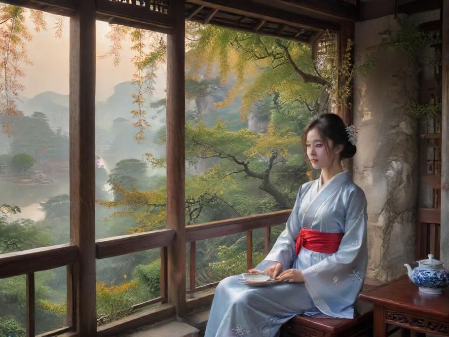 广州高端茶社内部环境展示