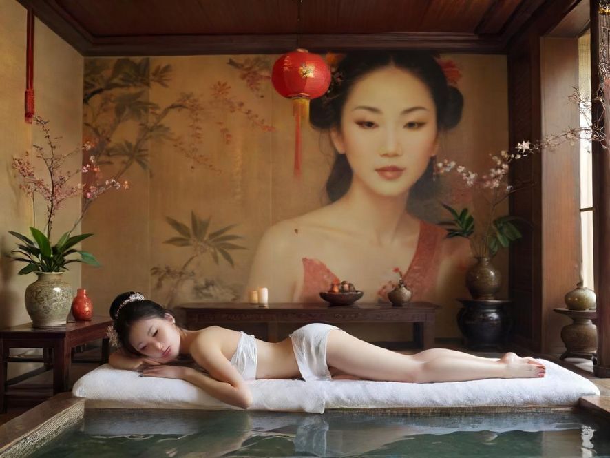 番禺海恒水汇桑拿会所休息区细节