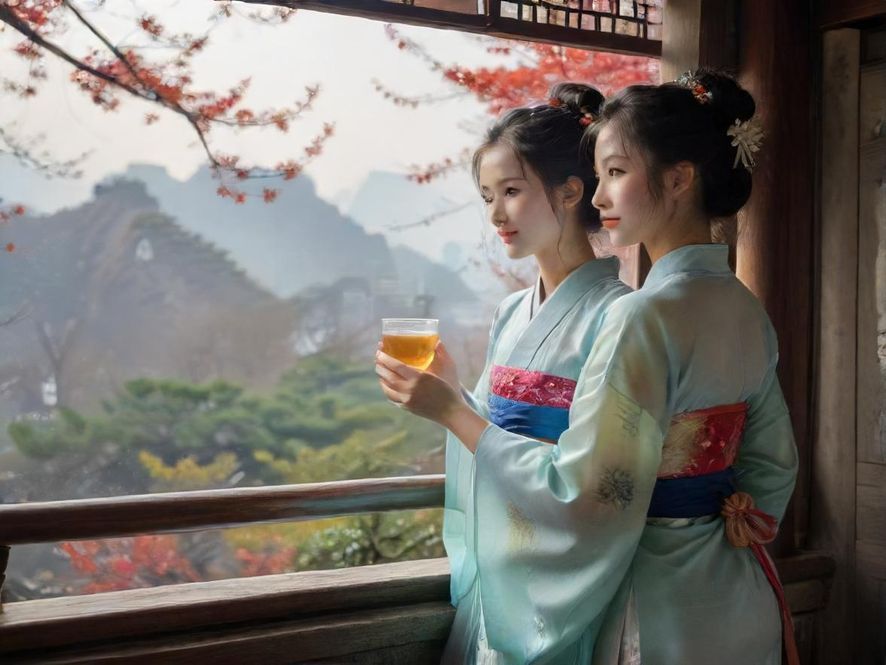 广州复古茶楼怀旧氛围展示