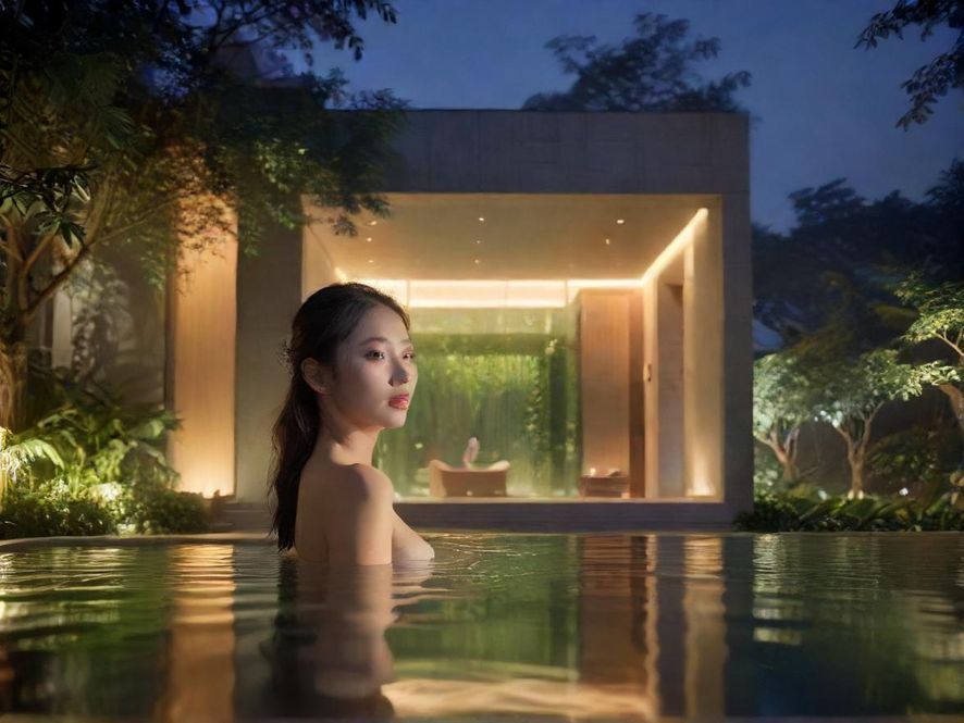 广州天河水疗会所的外部环境展示