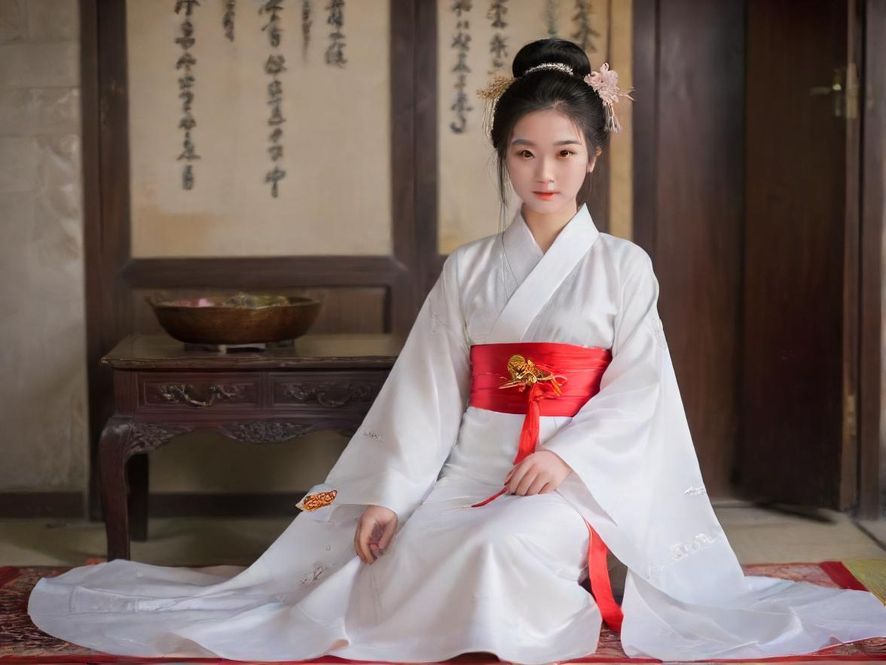 一名时尚女性在充满艺术气息的咖啡馆里享受阅读时光