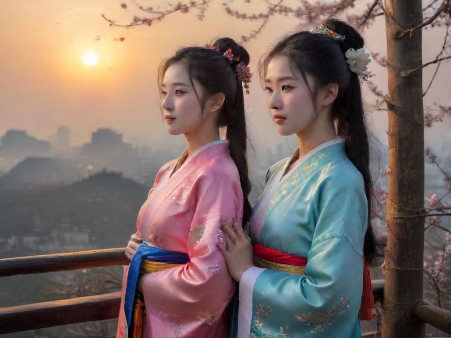 一位气质优雅的女士,身着丝质长袍,侧身坐在充满东方韵味的私密茶室中,手中轻端茶杯,神情放松,享受着柔和光线下的宁静与惬意。