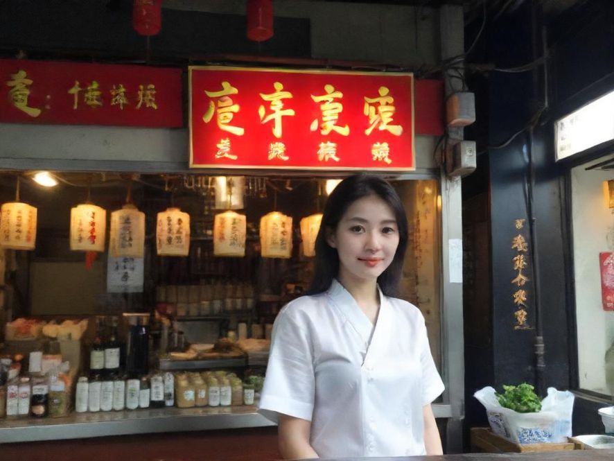 身着晚礼服的优雅女性在高端酒店大堂等候