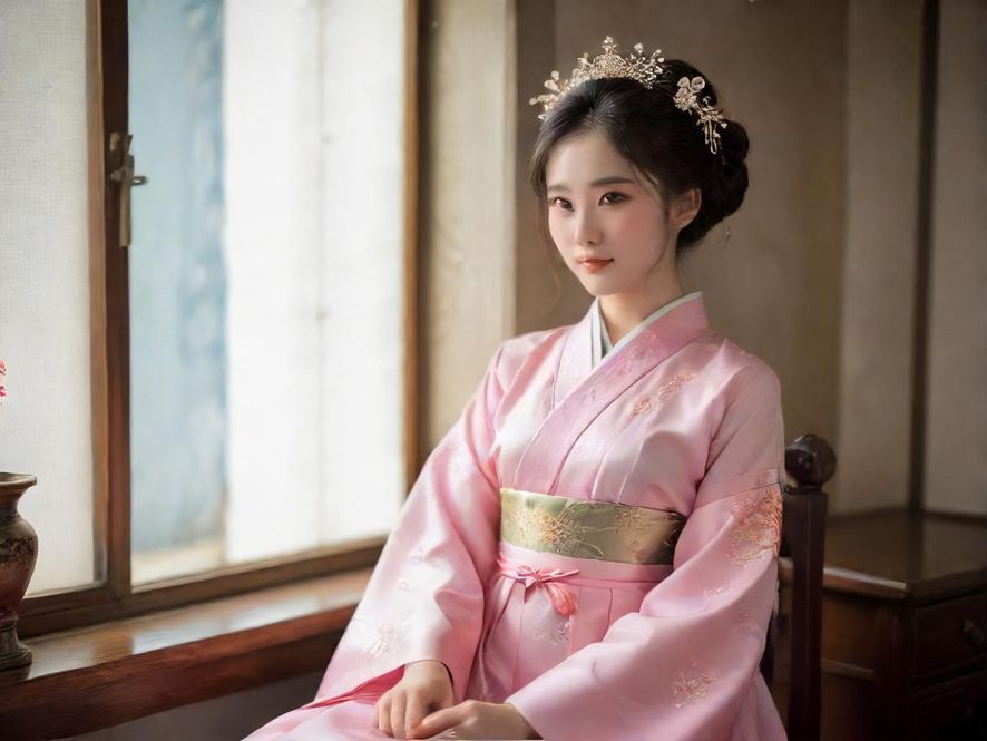 一位面带微笑的亚洲女性理疗师正在一个装修温馨的按摩室内，准备为客人提供服务，展现出专业和友好的态度。