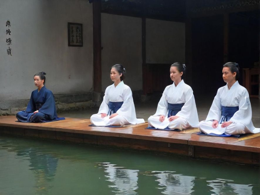 广州盈通国际水会大堂,展现现代中式风格的奢华与大气