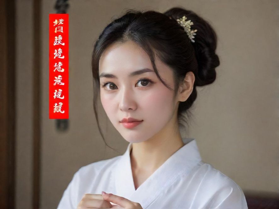 北京私密会所内优雅女性的背影